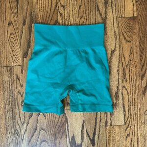Amazon Women's Athletic Shorts in Teal